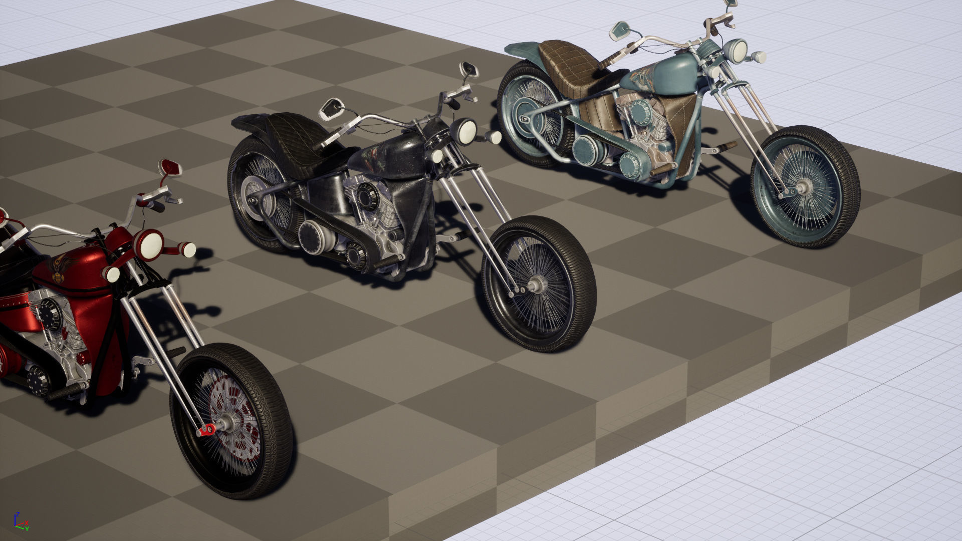 ZombieBiker Low-poly 3D model_44