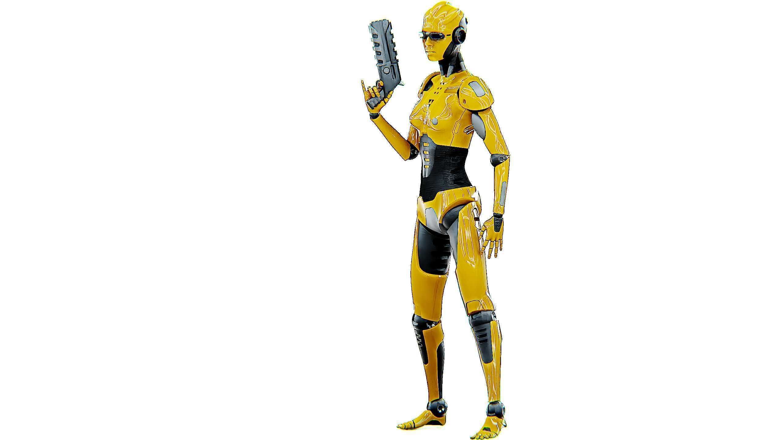 ANDROID GENOVA-X  Rigged for Unreal Engine - Unity - MIXAMO 3D model_4