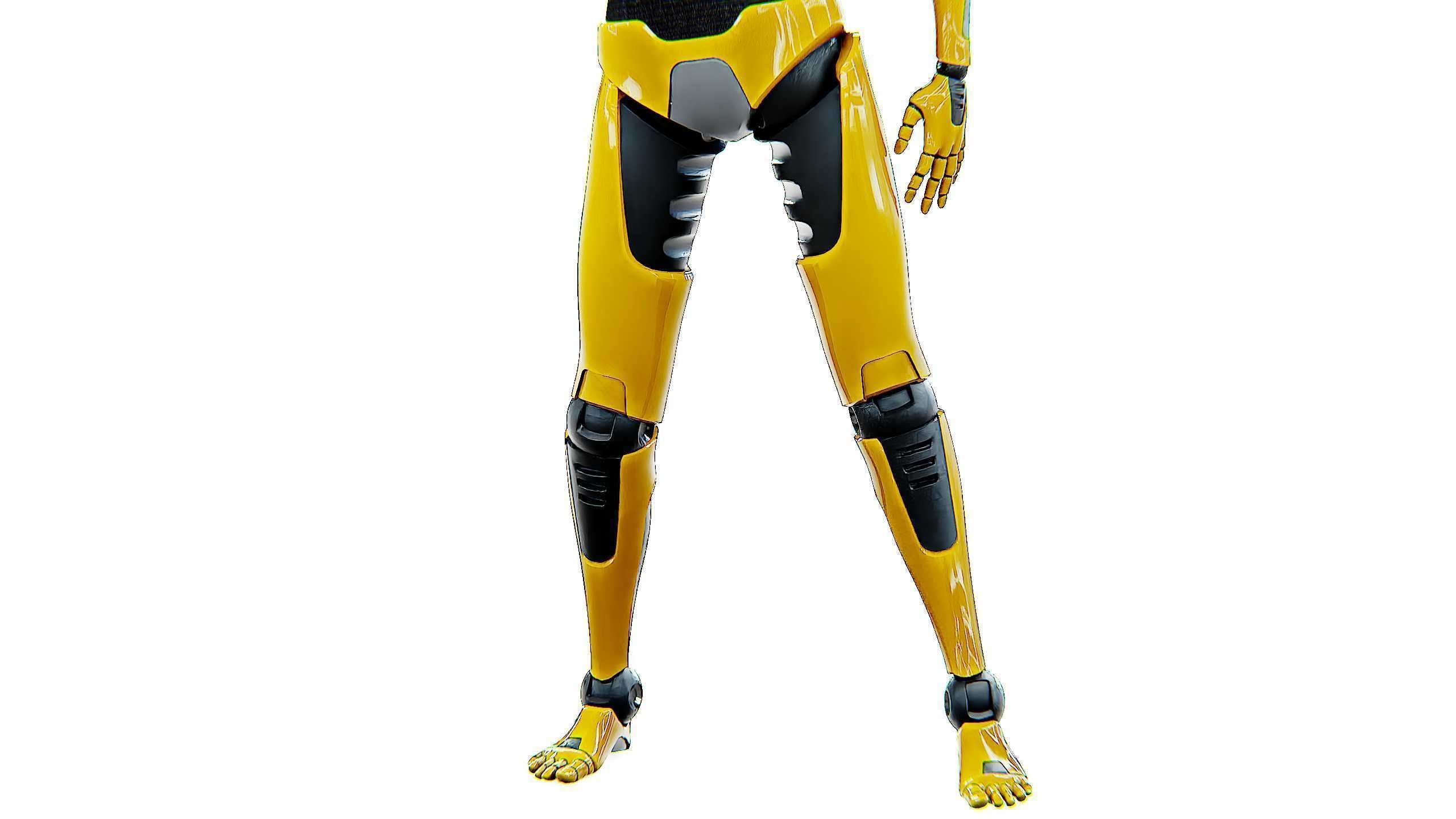 ANDROID GENOVA-X  Rigged for Unreal Engine - Unity - MIXAMO 3D model_28