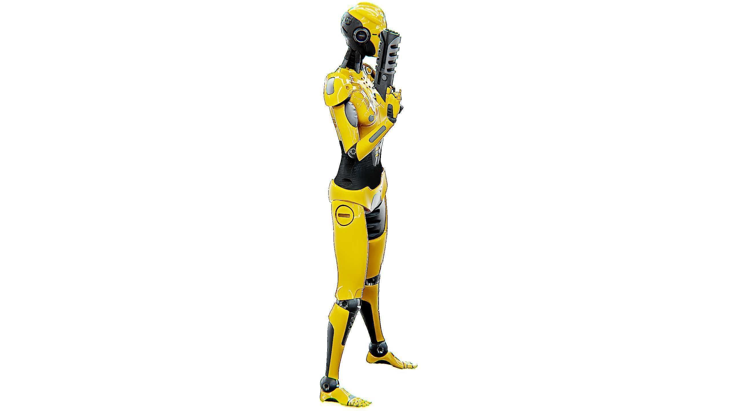 ANDROID GENOVA-X  Rigged for Unreal Engine - Unity - MIXAMO 3D model_16