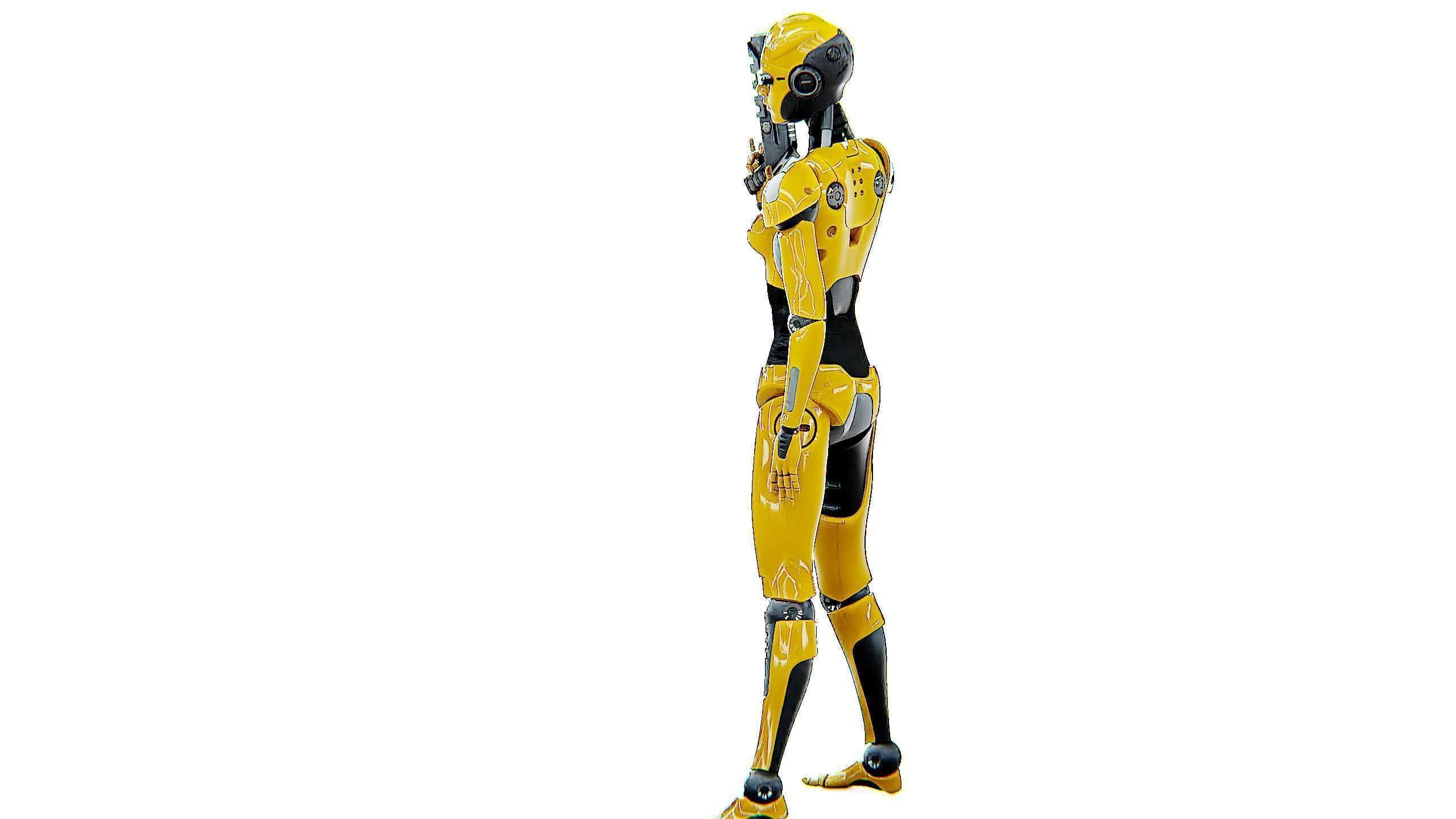 ANDROID GENOVA-X  Rigged for Unreal Engine - Unity - MIXAMO 3D model_8