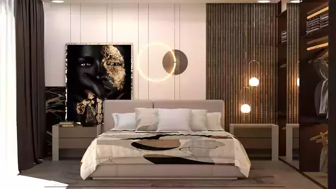 Modern bedroom