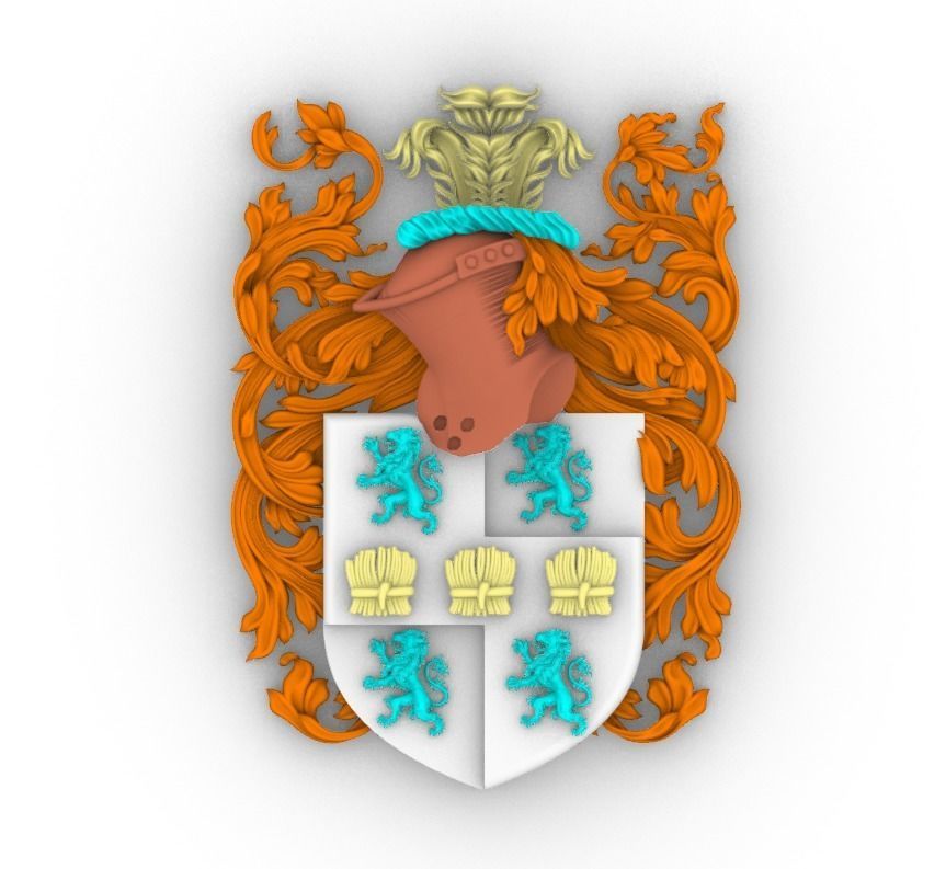 MURPHY FAMILYCREST 3D PRINT MODEL 3D print model_2