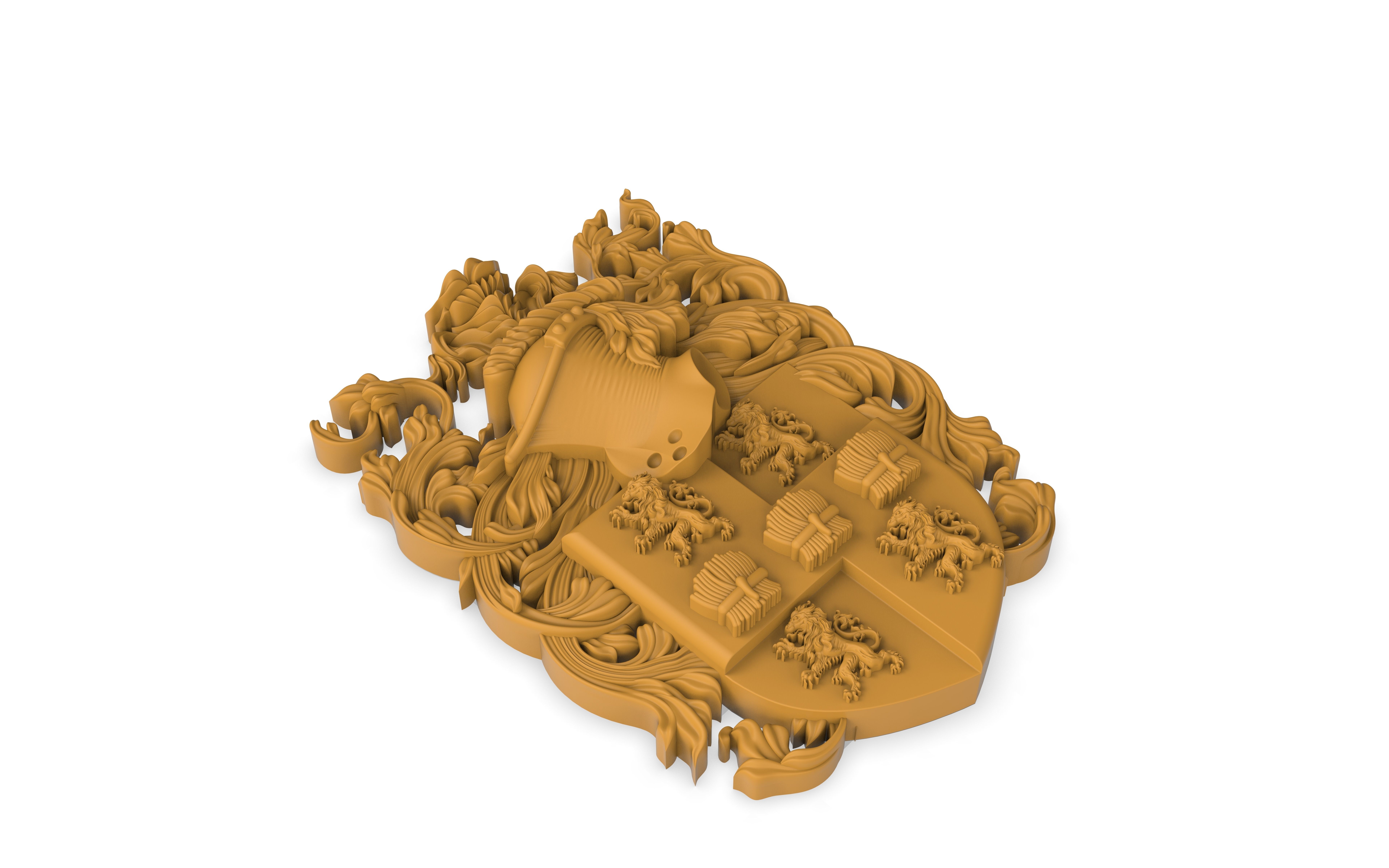 MURPHY FAMILYCREST 3D PRINT MODEL 3D print model_1