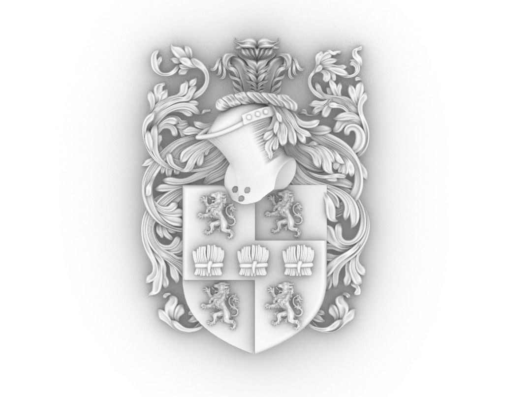 MURPHY FAMILYCREST 3D PRINT MODEL 3D print model_4