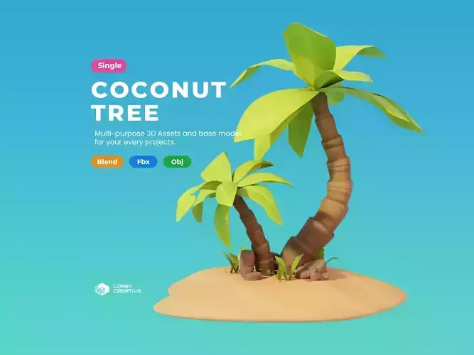 Cartoon Coconut Tree
