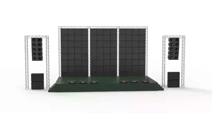 stage 3D model