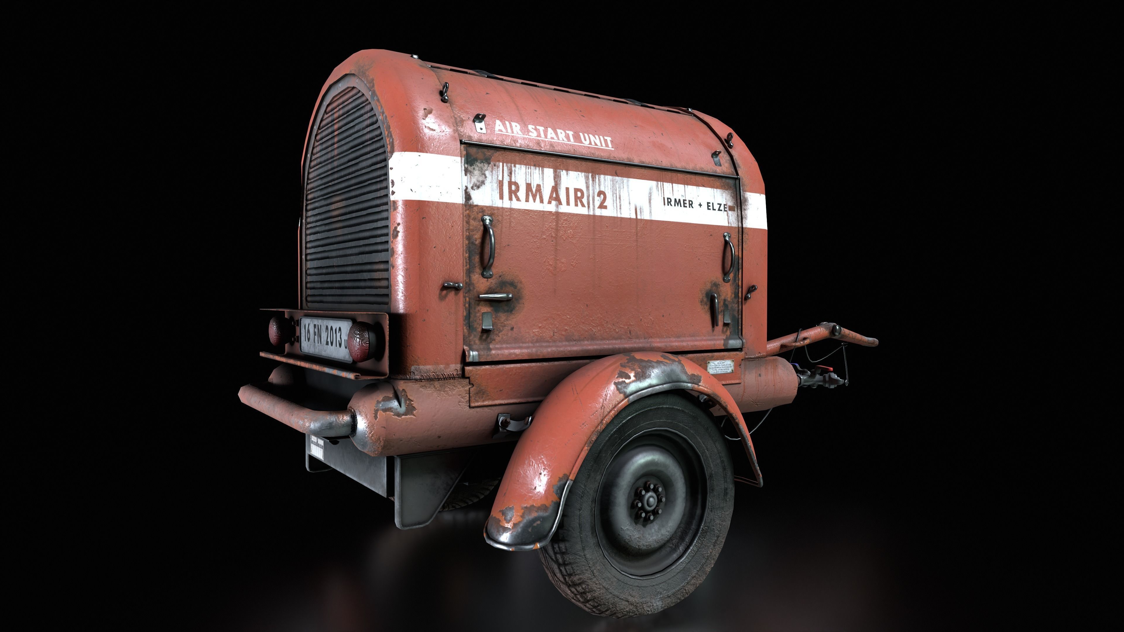 Air Compressor  3D model_9