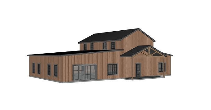 Barndominium House 084 -Archimple LLC 3D model