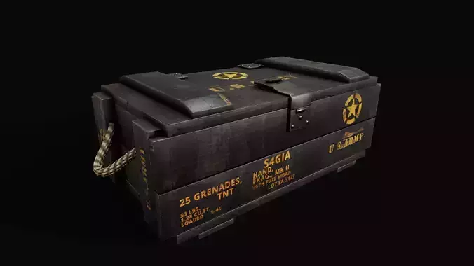 Military Ammo Crate - Tutorial Included 
