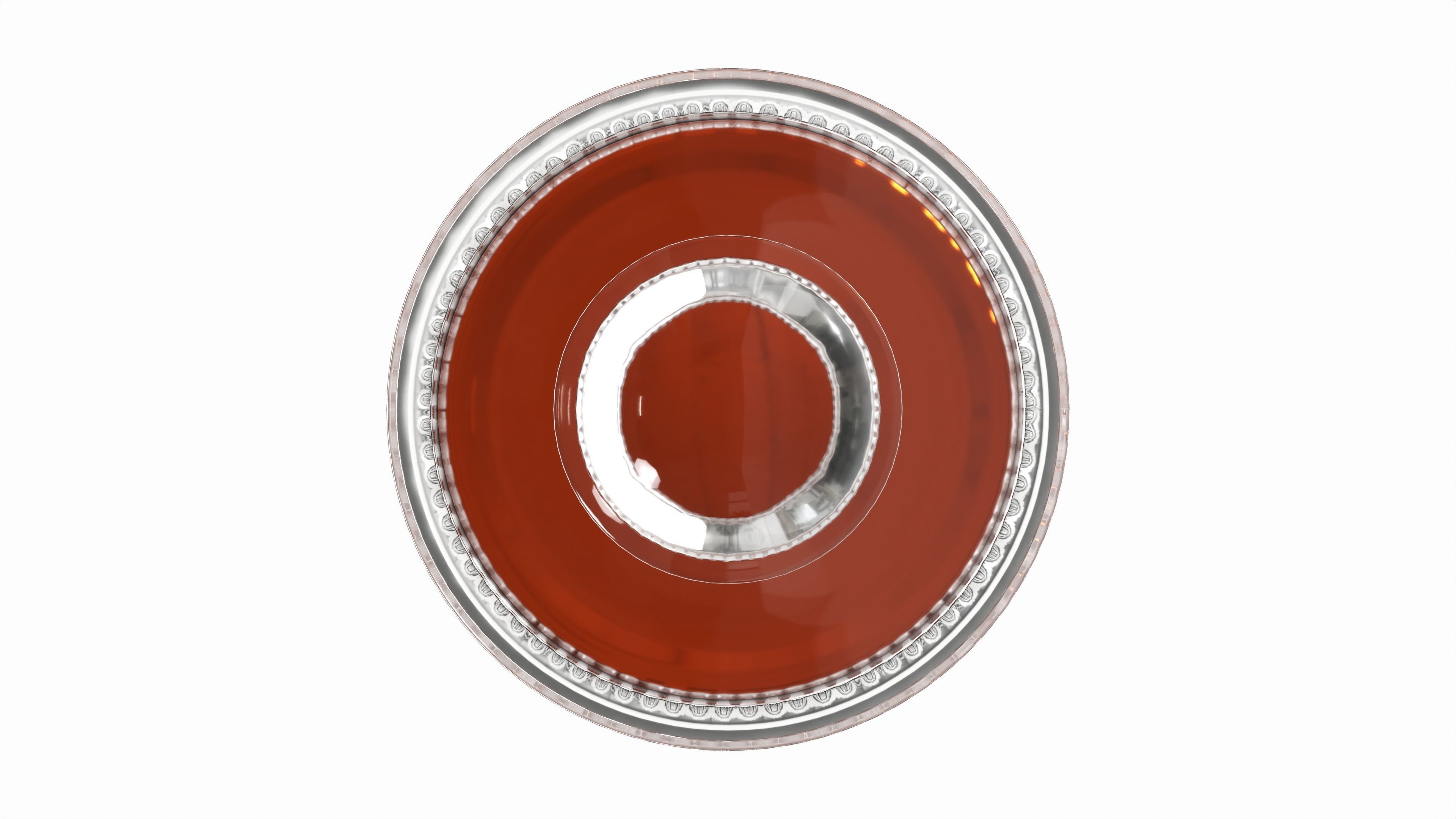 Bourbon Brandy Liquor Rum Whiskey Decanter 3D model_4