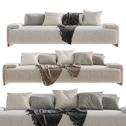 Moroso Loveland Three Seater Sofa 3D model