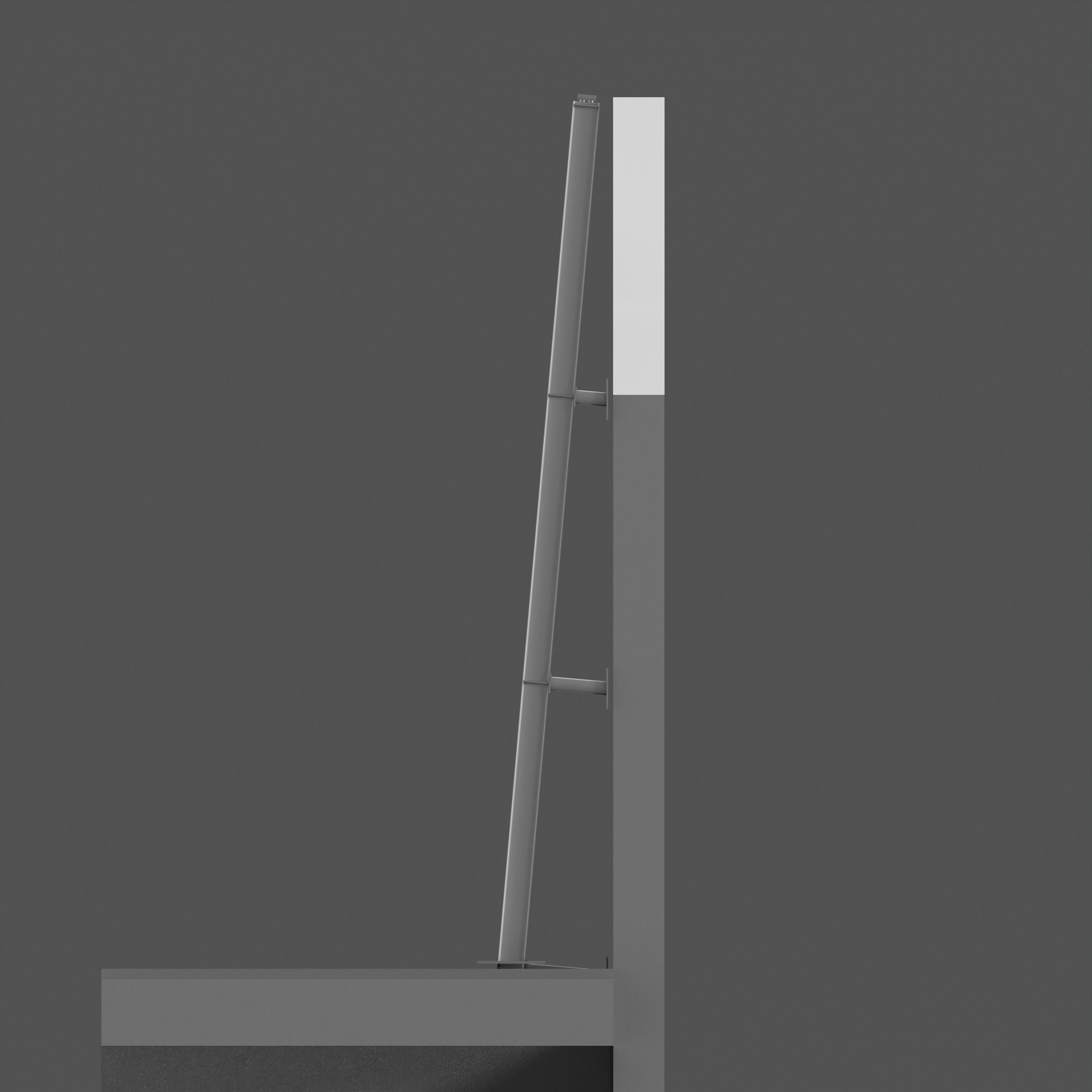 Facade Low-poly 3D model_10