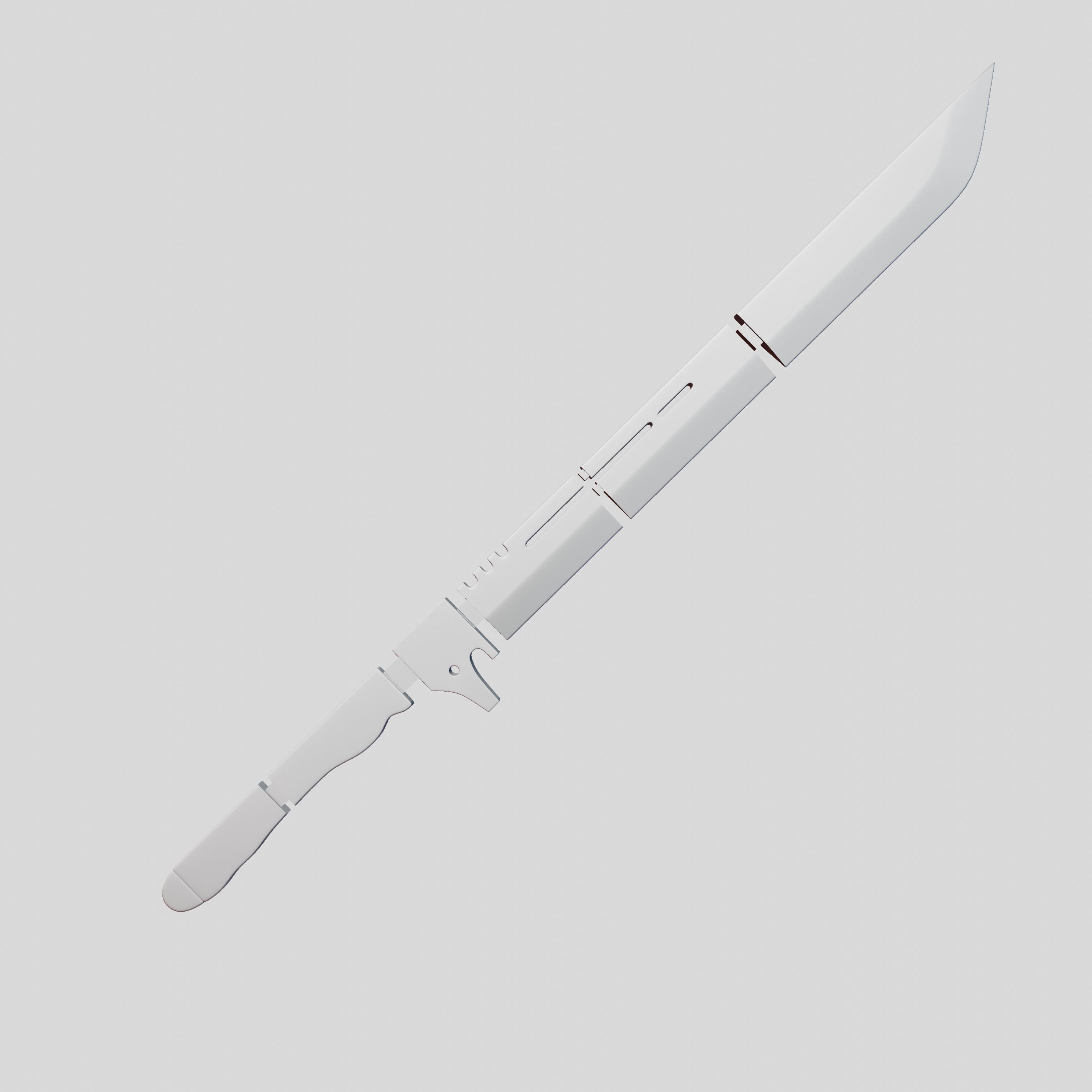 Kaiju No8 - Soshiro Hoshina sword Dagger 3D print model_5
