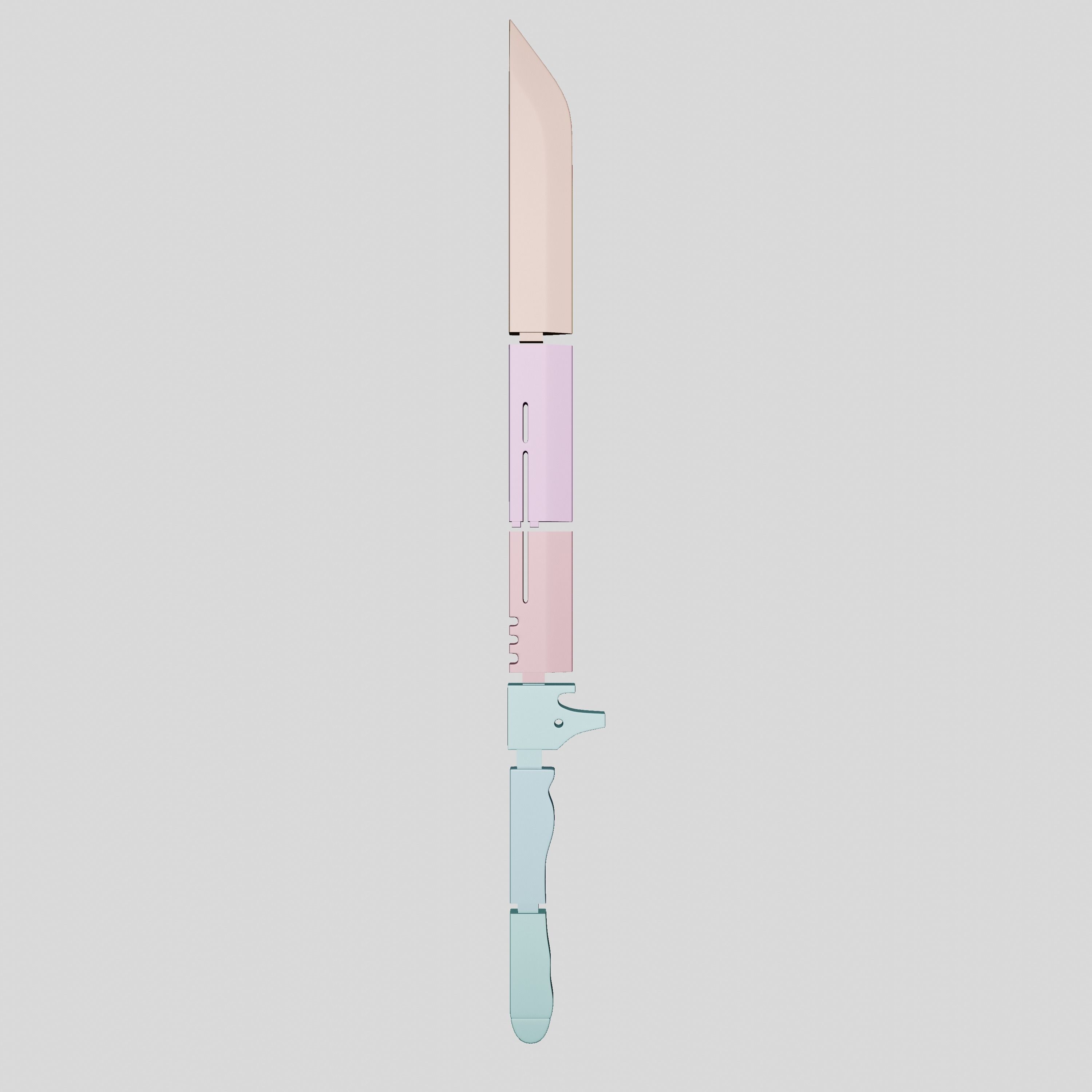 Kaiju No8 - Soshiro Hoshina sword Dagger 3D print model_4