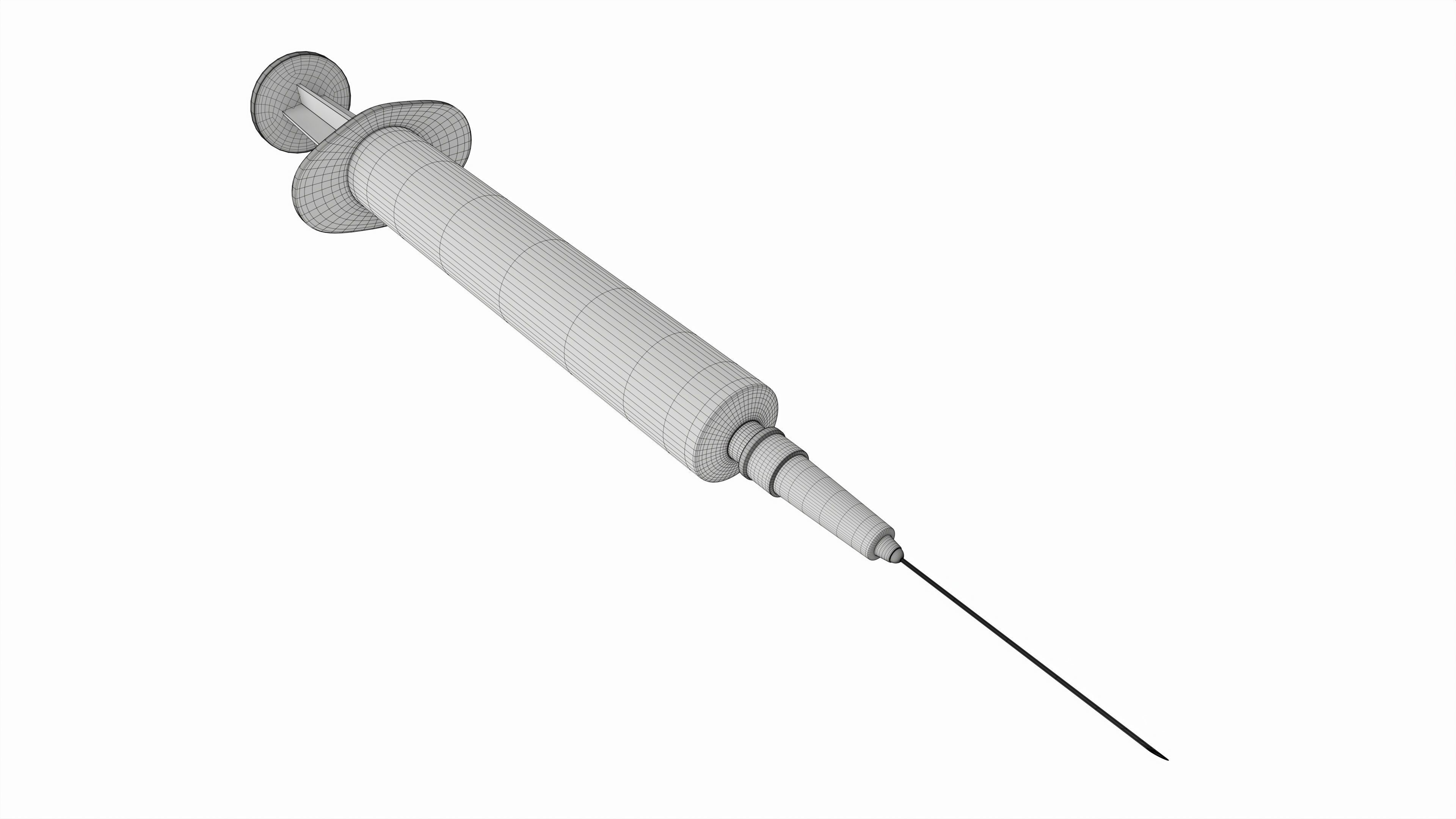 Empty Syringe 3D model_5