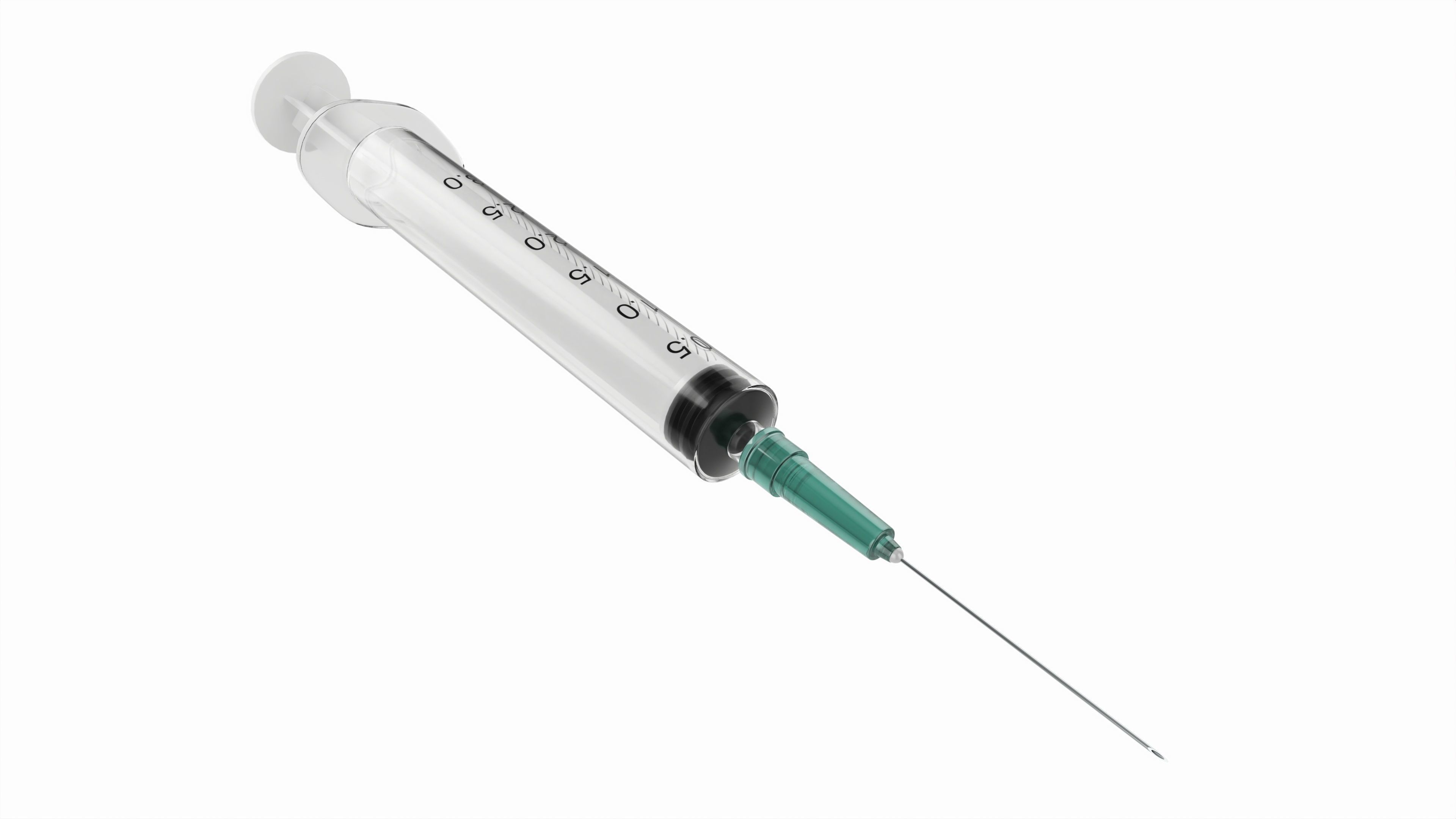 Empty Syringe 3D model_1