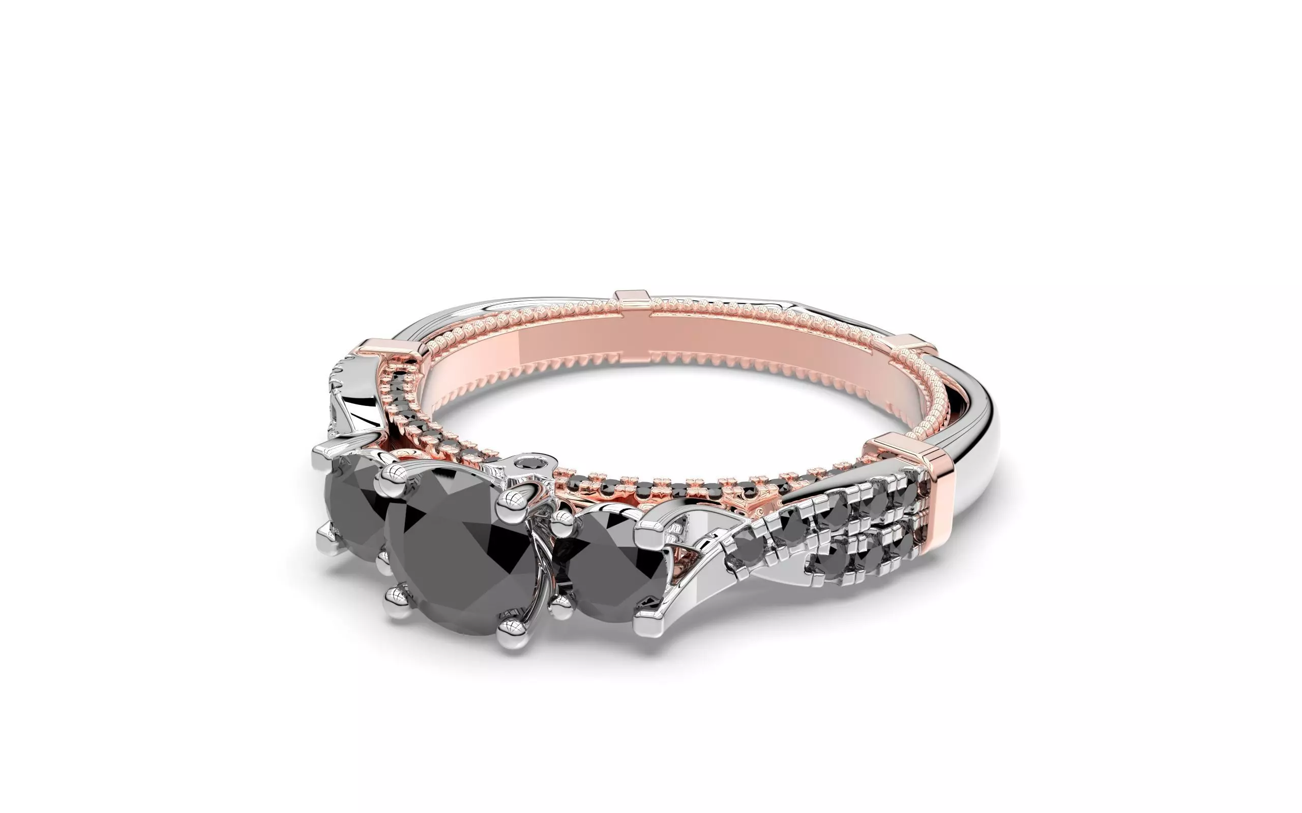 VINTAGE ENGAGEMENT RING Free 3D print model