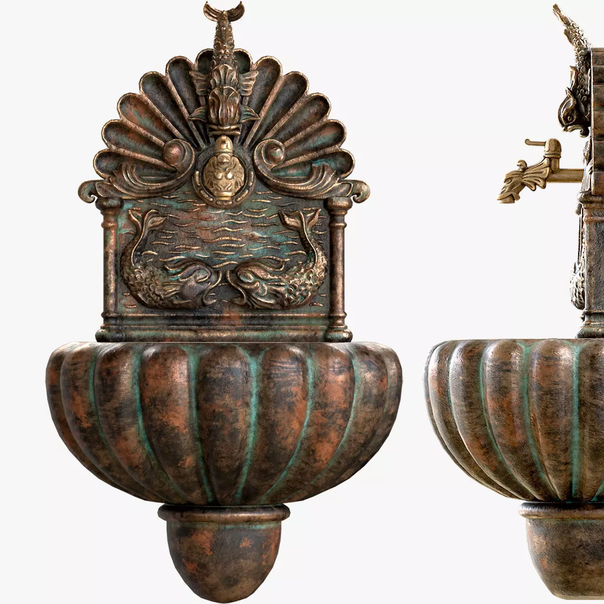 Fountain Robers 3D model_0