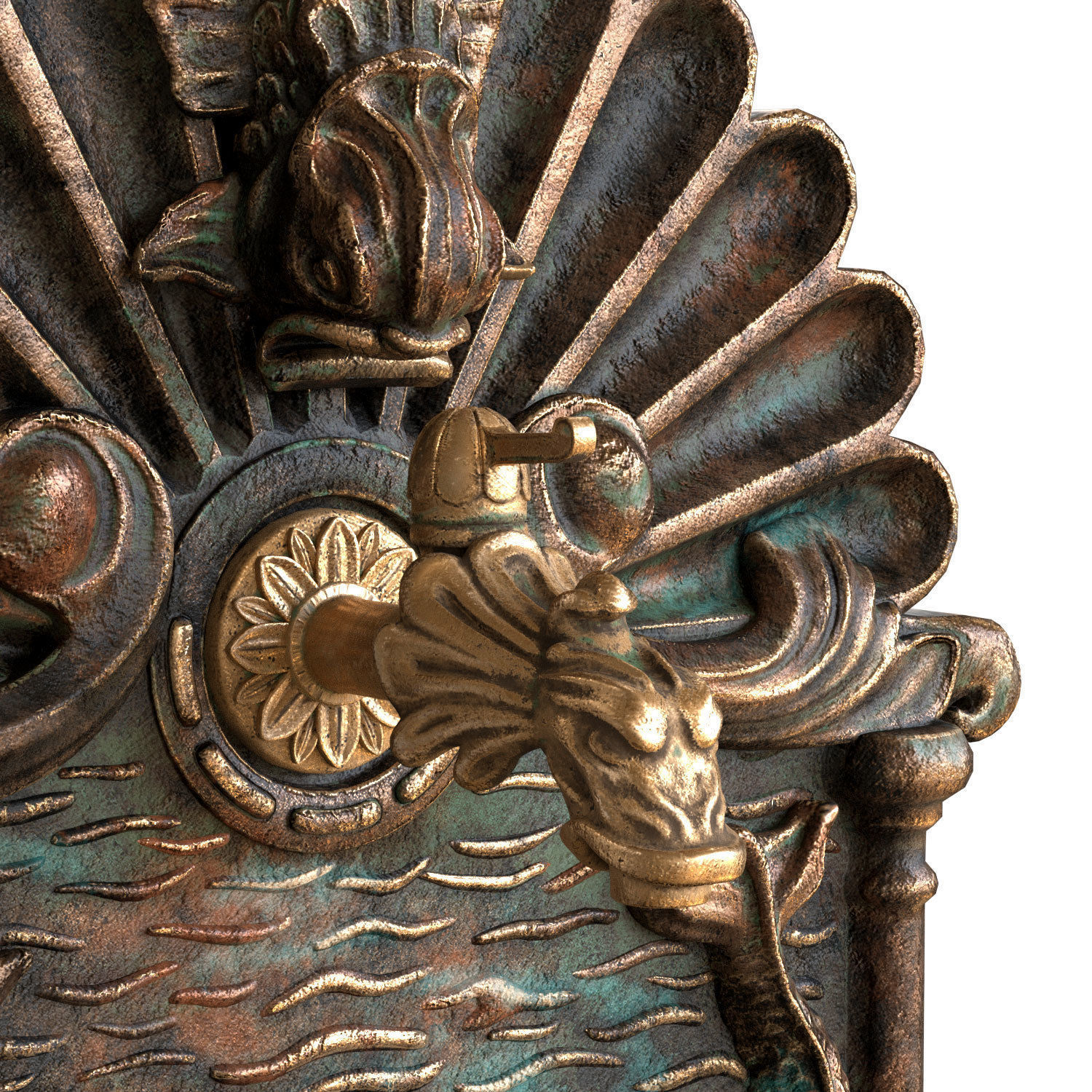 Fountain Robers 3D model_3