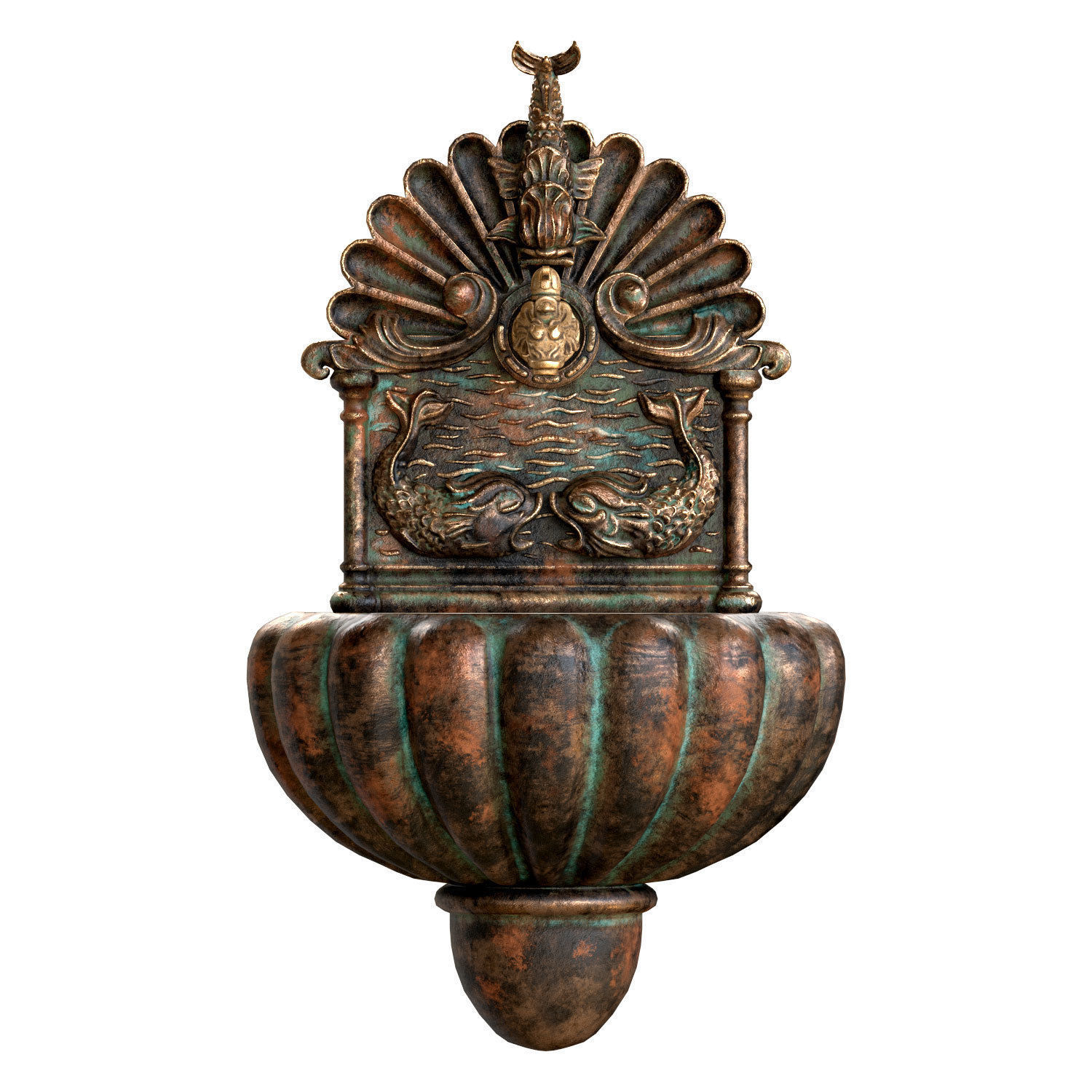 Fountain Robers 3D model_2