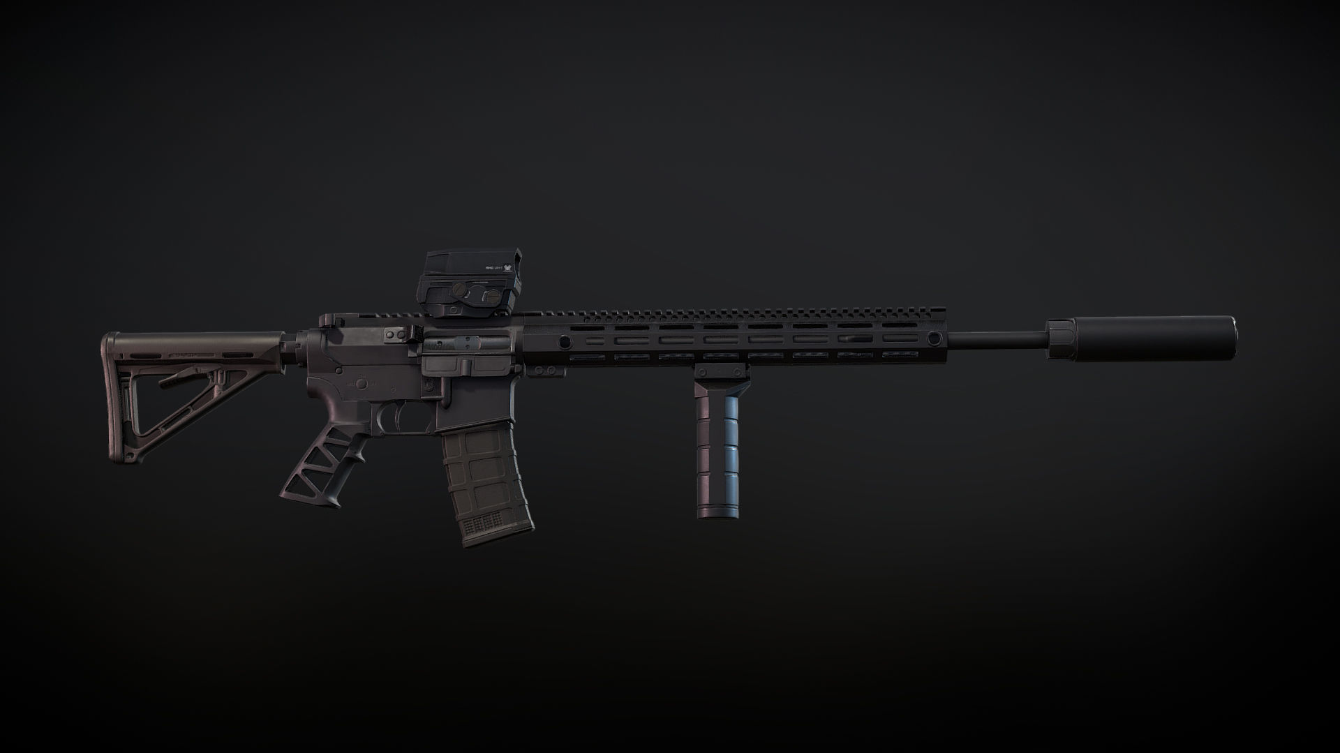 custom-ar-15-rifle 3D model_4