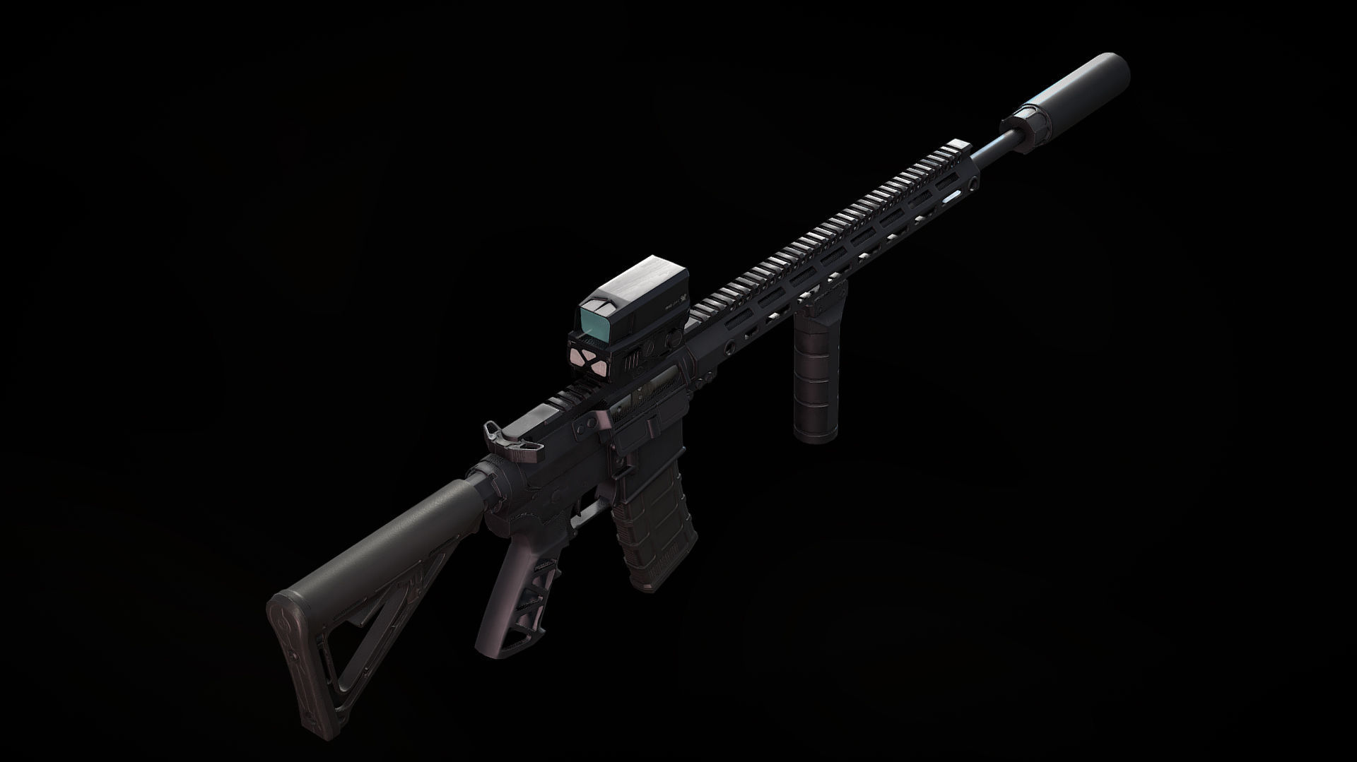 custom-ar-15-rifle 3D model_5