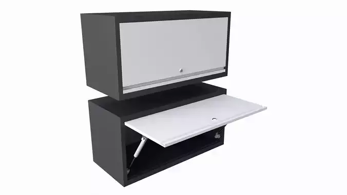 Metal Garage Wall Storage Shelves with Lock