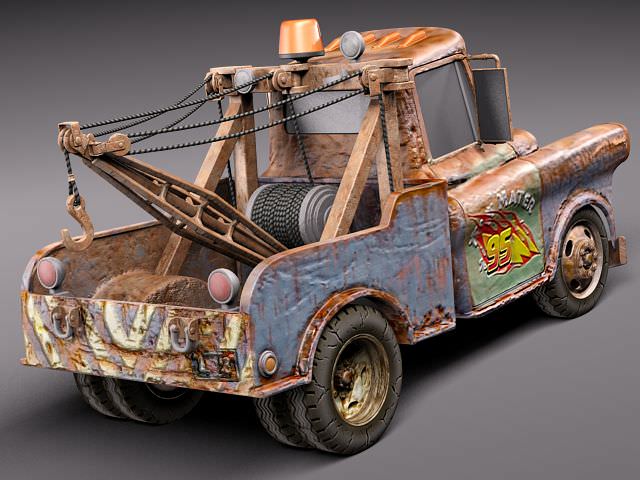 Tow Mater CARS 3D model_5