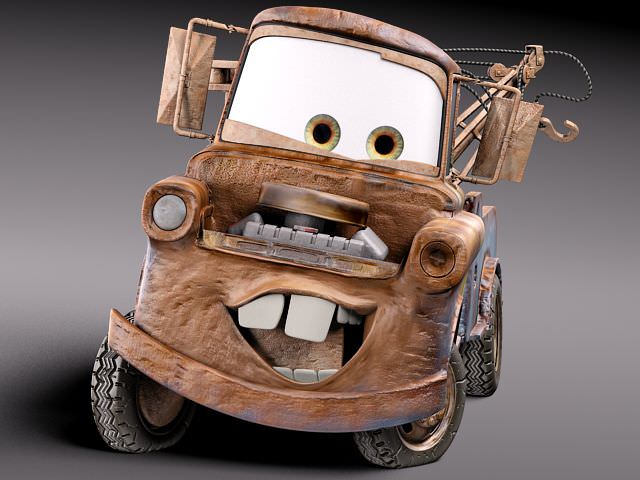 Tow Mater CARS 3D model_13