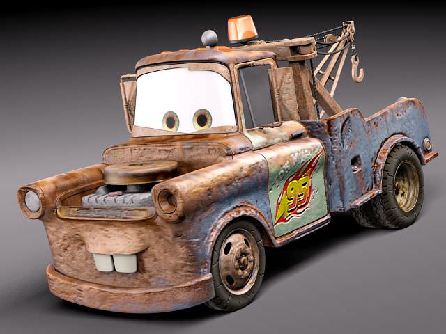 Tow Mater CARS 3D model_1