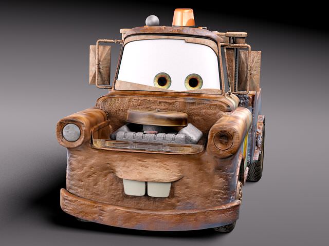 Tow Mater CARS 3D model_2