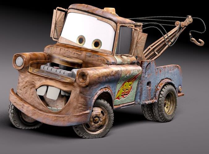 Tow Mater CARS 3D model