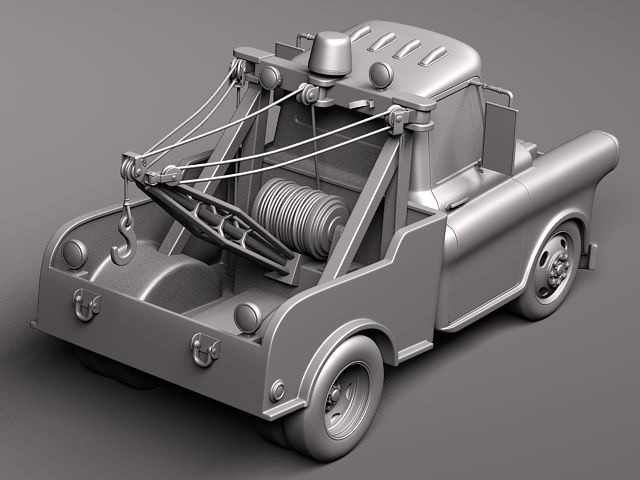 Tow Mater CARS 3D model_9