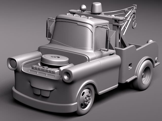 Tow Mater CARS 3D model_12