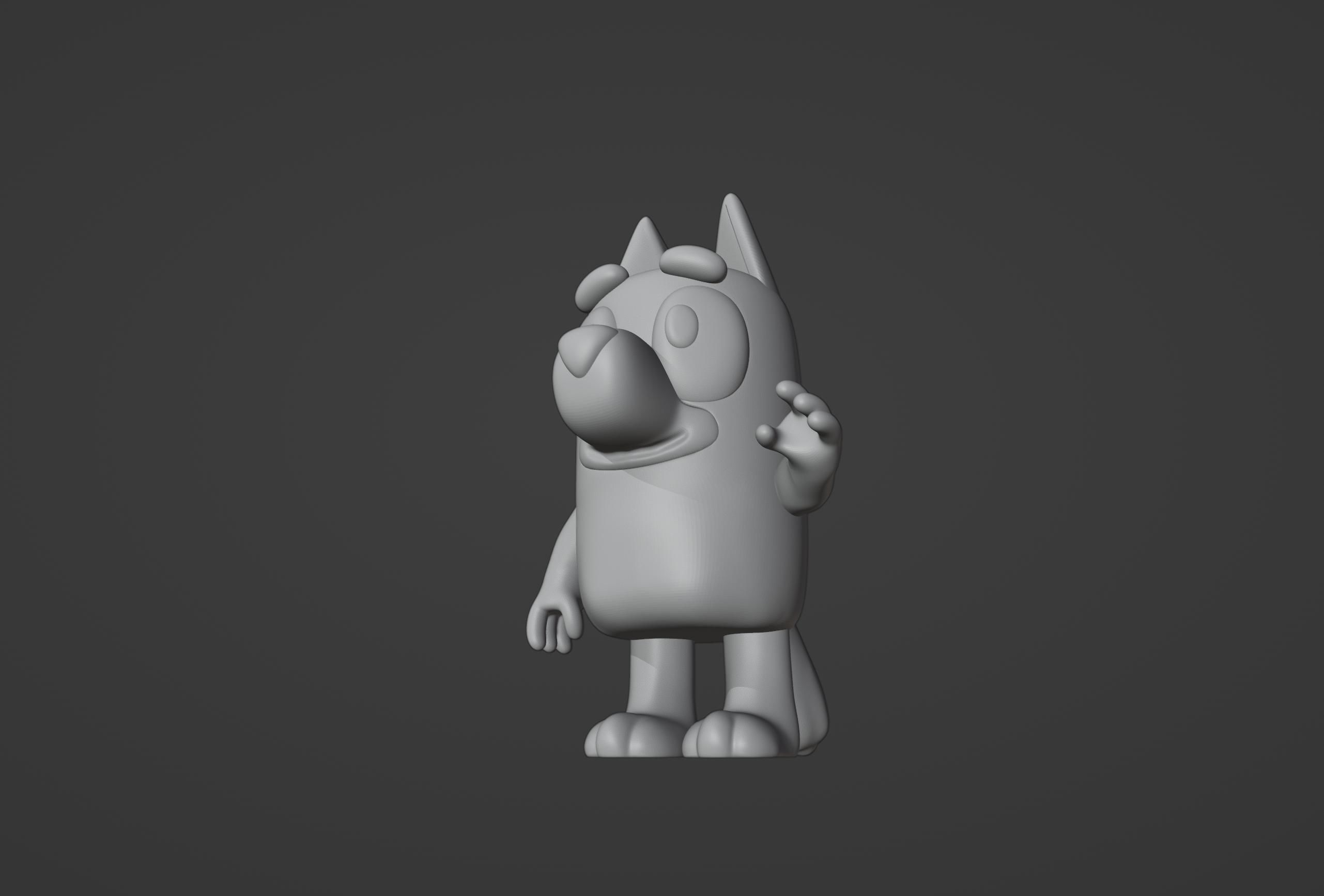 Bluey 3D print model_7