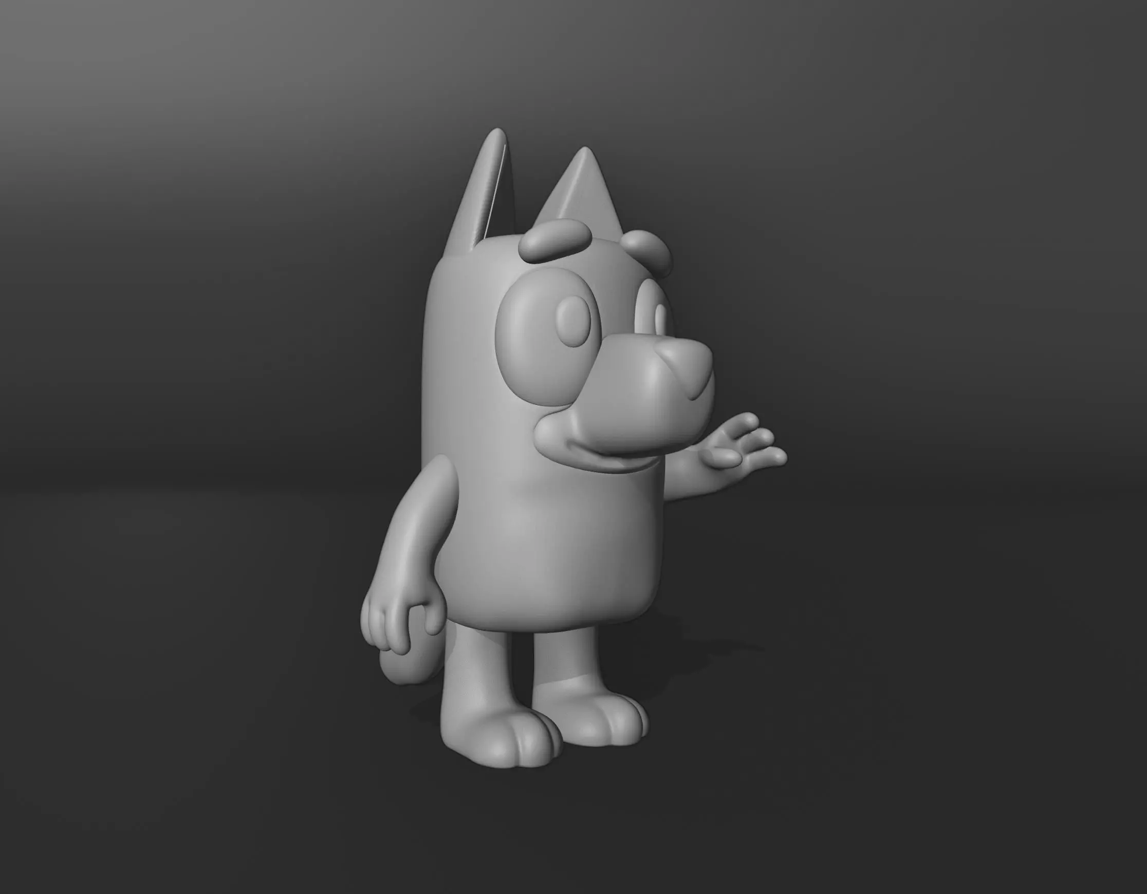Bluey 3D print model_0