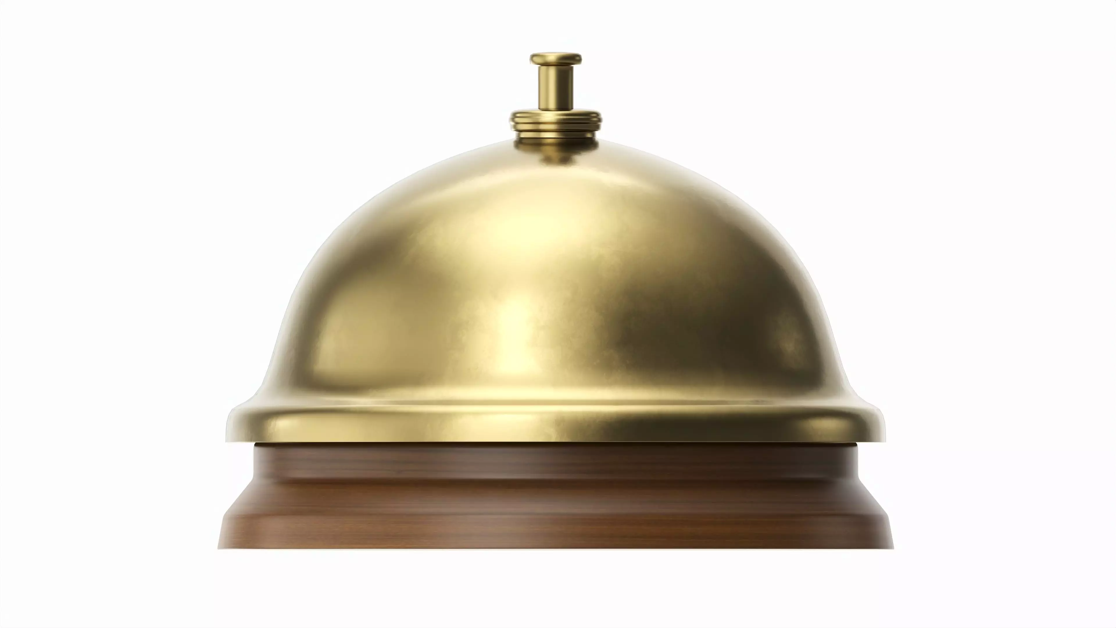 Reception bell classic 3D model_0