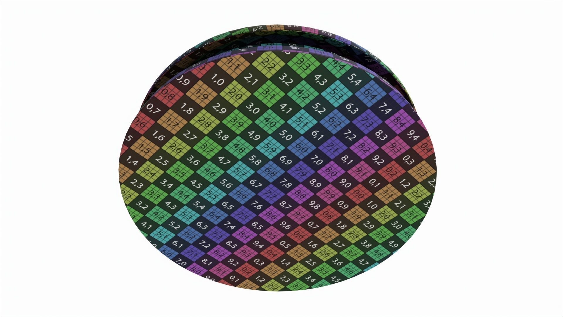 Reception bell classic 3D model_7