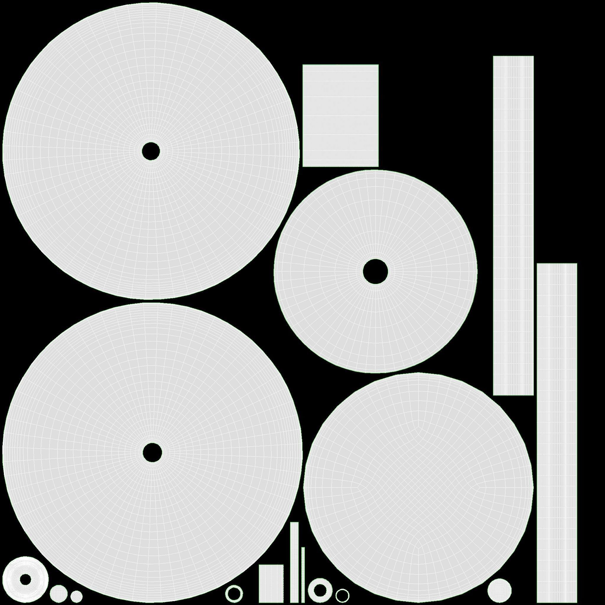 Reception bell classic 3D model_8