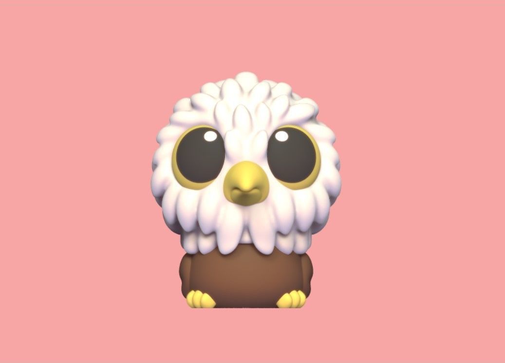 Little Eagle 3D print model_1