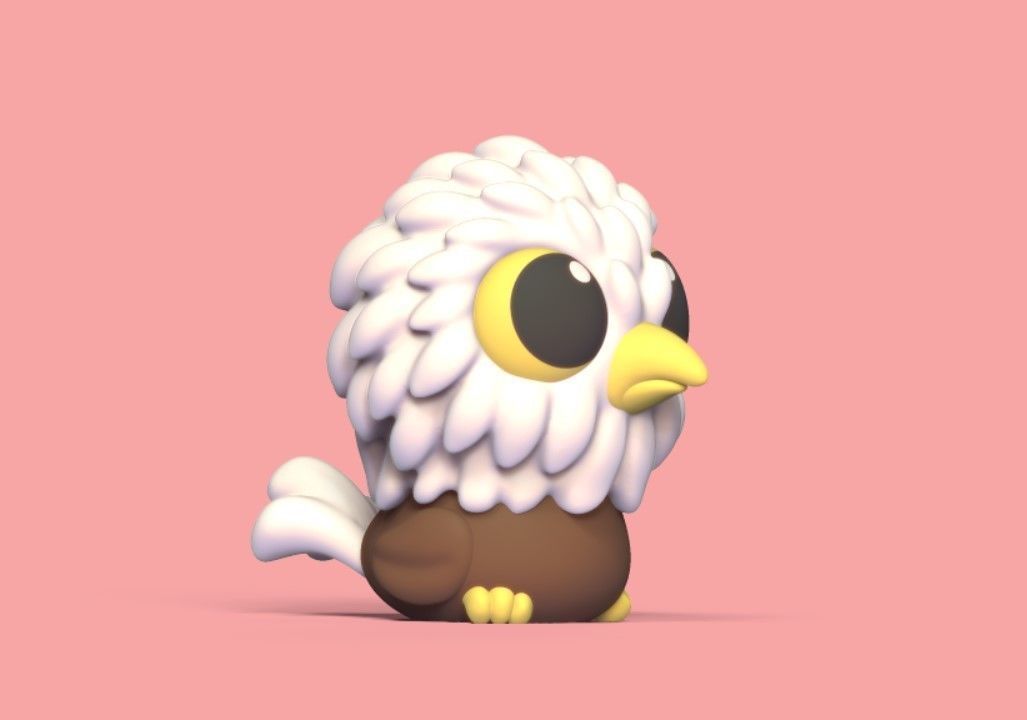 Little Eagle 3D print model_2