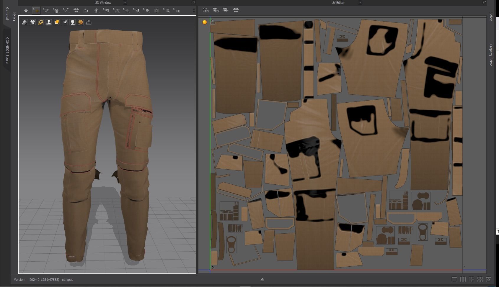 High-Quality GEN2 Tactical Pants 3D Model Low-poly 3D model_5