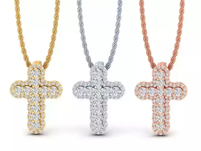 Solitaire Pendant one inch 