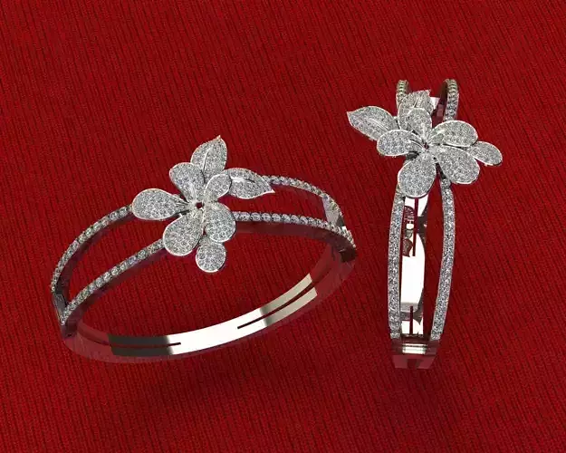 Bangle with diamond