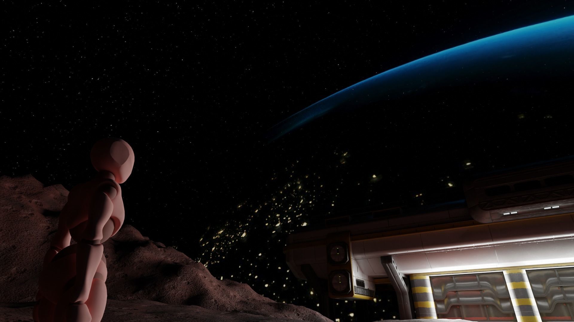 Mars Scene 3D model_3