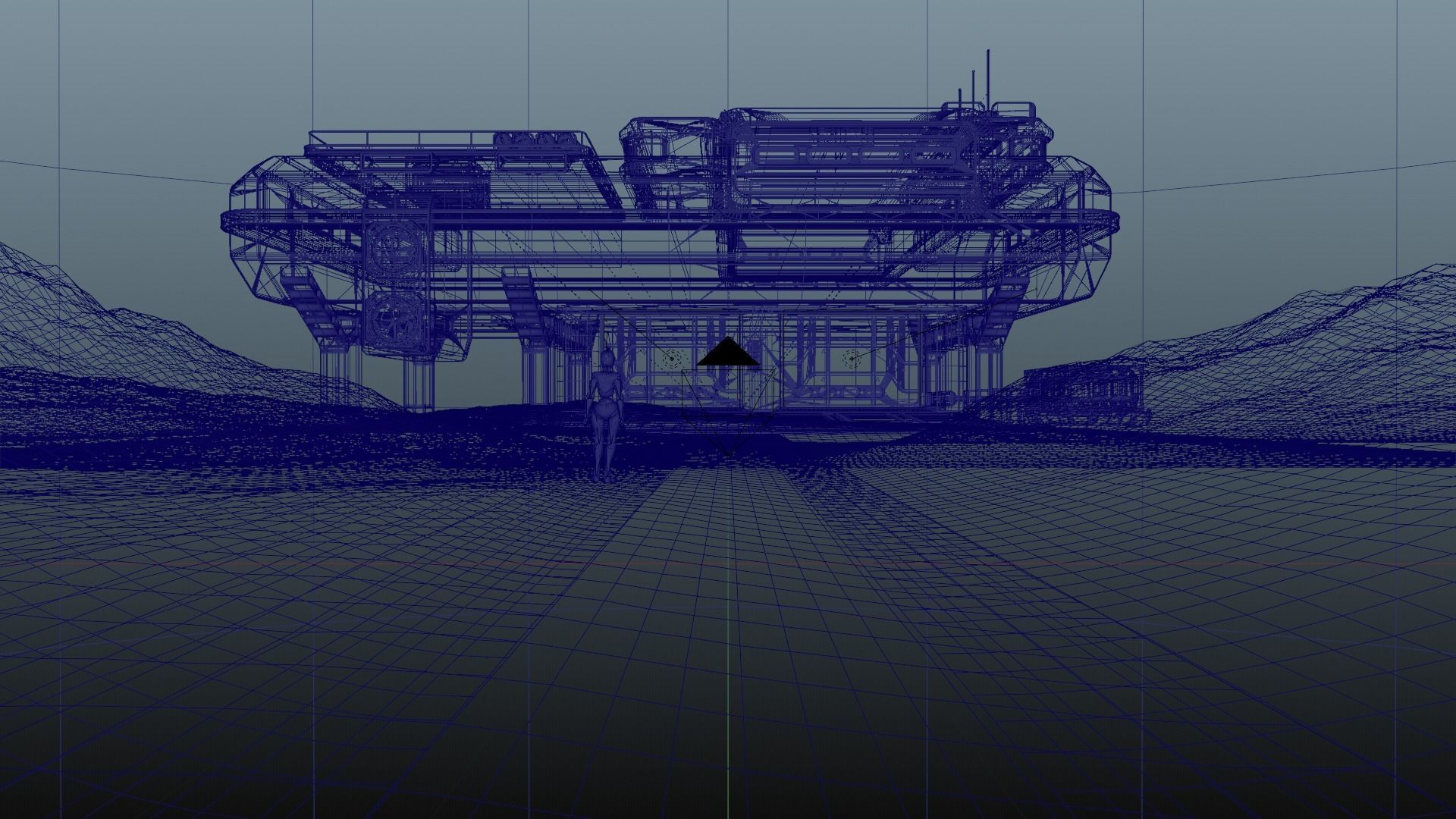 Mars Scene 3D model_7