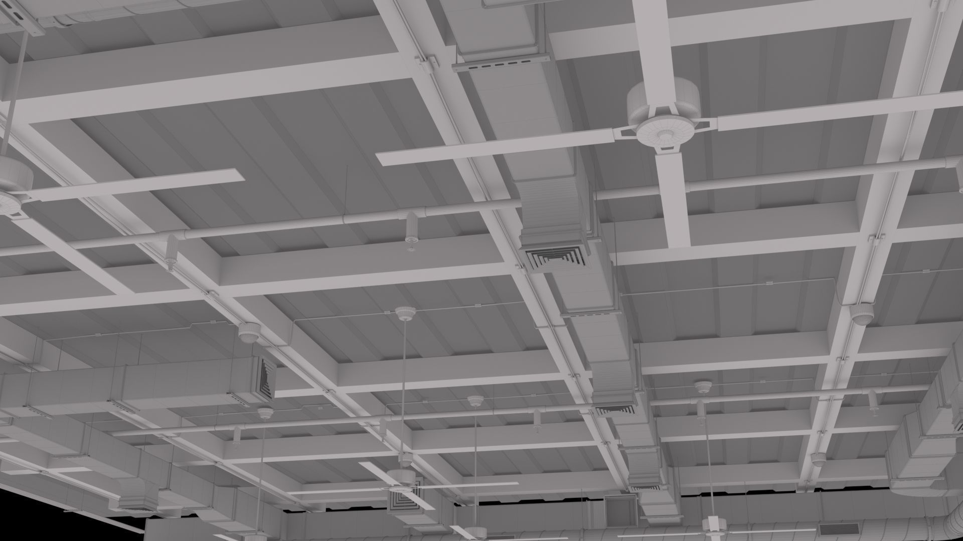 Pipe Ceiling 3D model_21