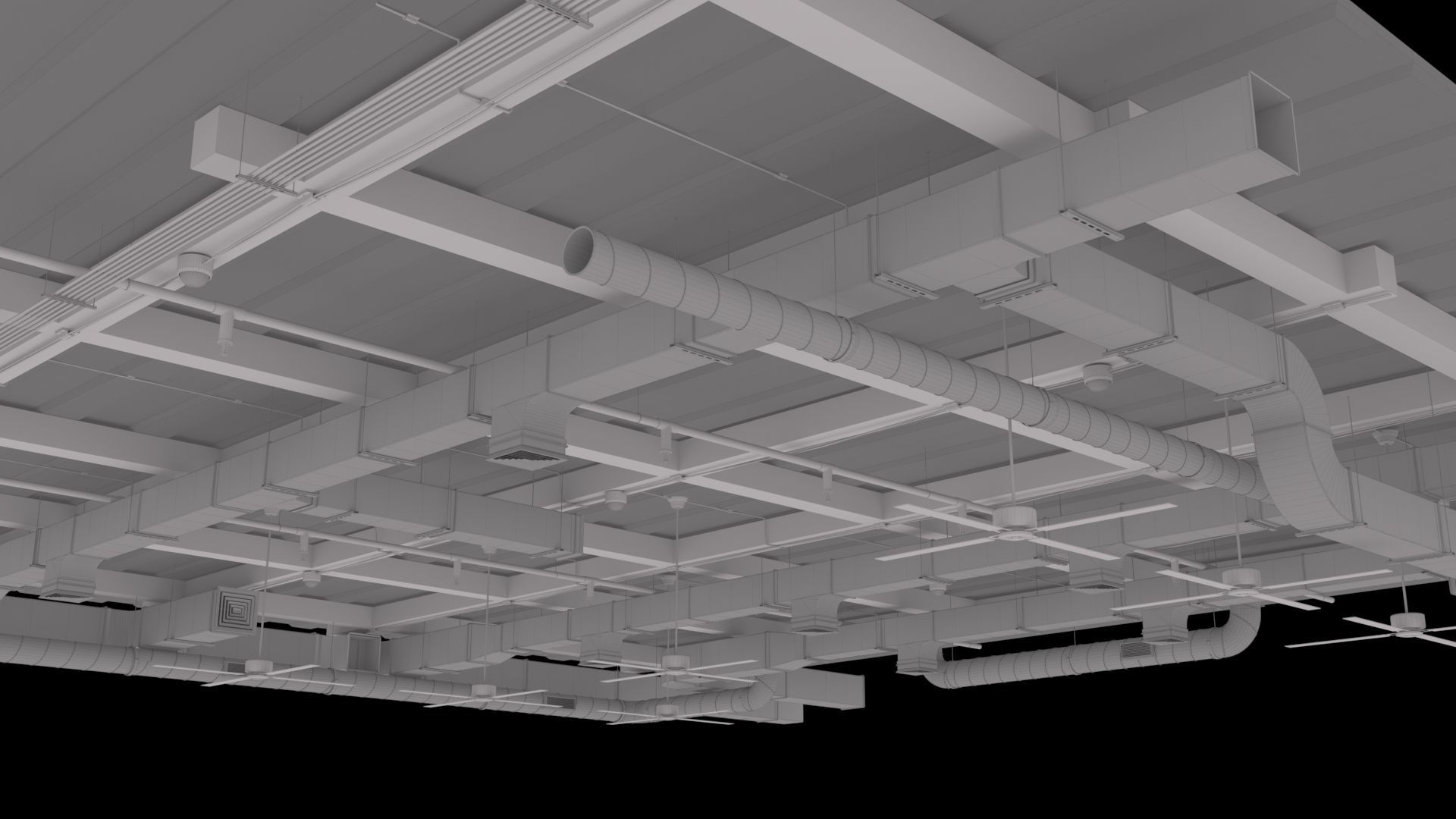 Pipe Ceiling 3D model_15