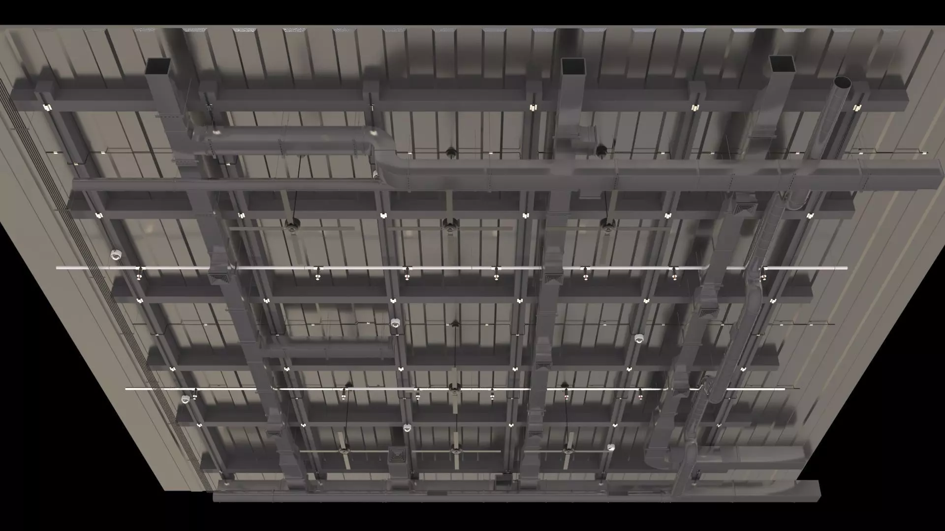 Pipe Ceiling 3D model_0